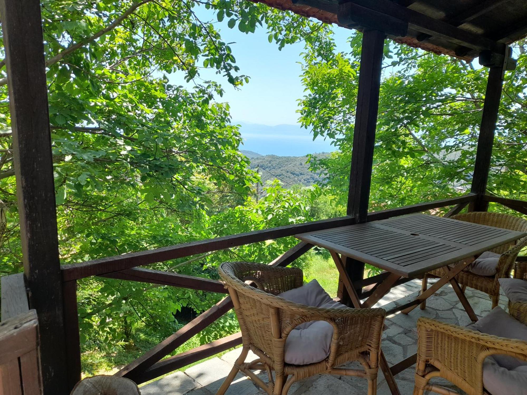 Mountain And Sea View Villa Miléai Buitenkant foto